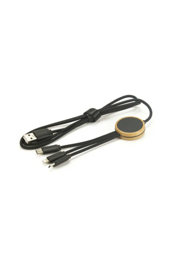 3-in-1 Multi-Charging Cable 100 cm with Light-up Logo